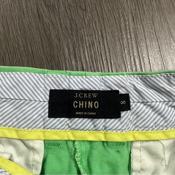 J. Crew Chino Mid Rise 100% Cotton Shorts Size 8 - Picture 4 of 8